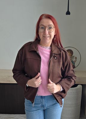 Bomber Shana - comfortabel suede jasje