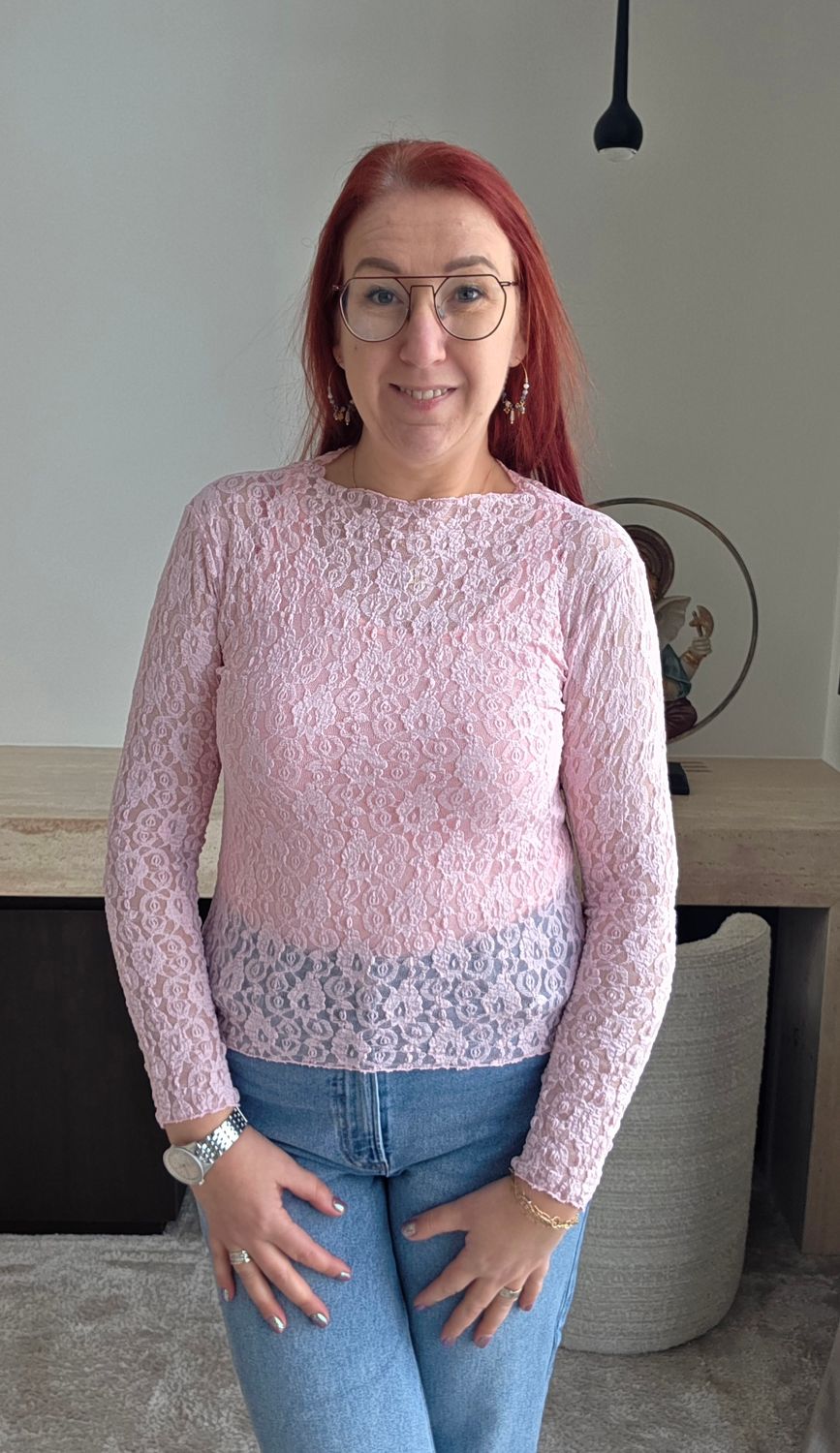 Lace top - One Size - Klein