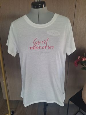 Shirt Vivi - basic katoen met sweet memories opdruk