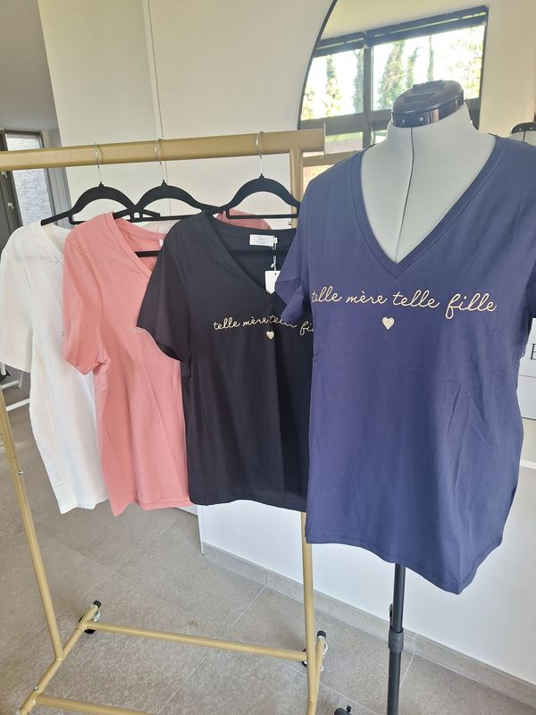 Shirt Cloë - kwaliteitsvolle katoen voor moeder en dochter Shirt Cloë - kwaliteitsvolle katoen voor moeder en dochter