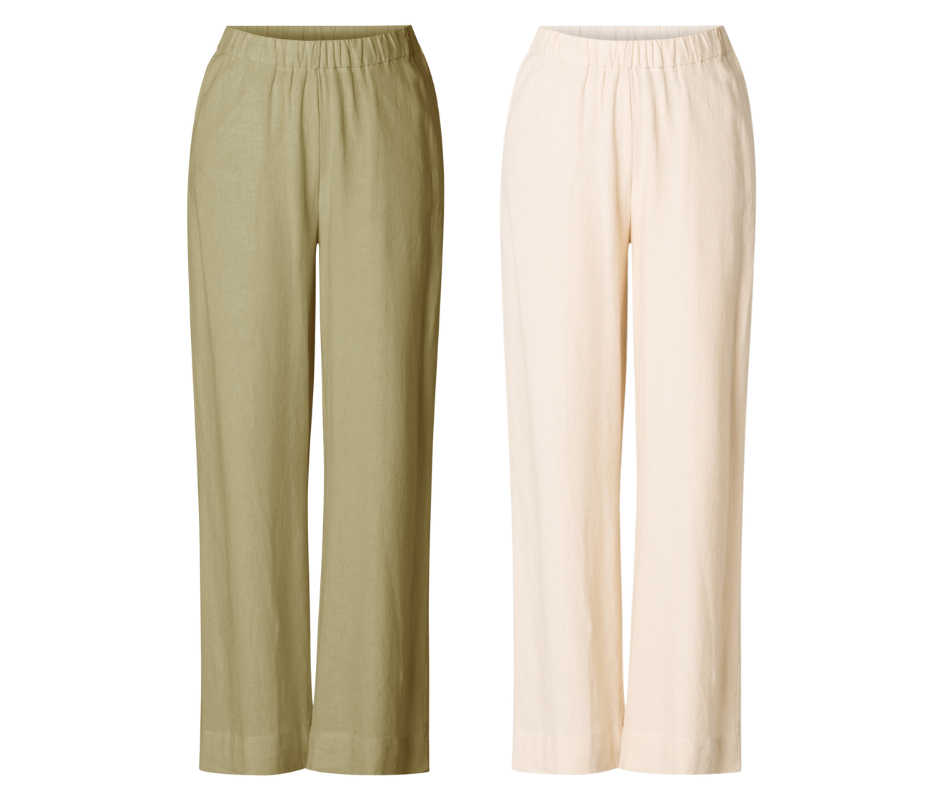 Broek Lien - Wide Leg in linnen Broek Lien - Wide Leg in linnen