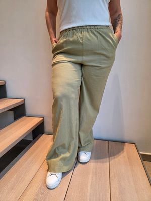 Broek Lien - Wide Leg in linnen