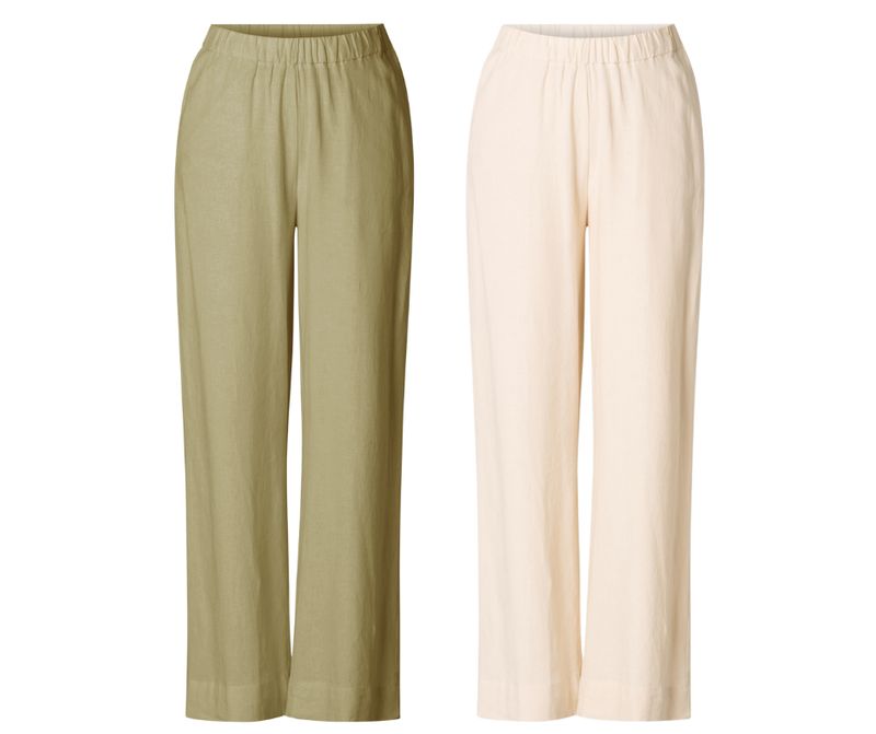 Broek Lien - Wide Leg in linnen