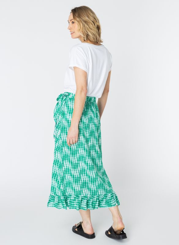 Long Playful Green Rok