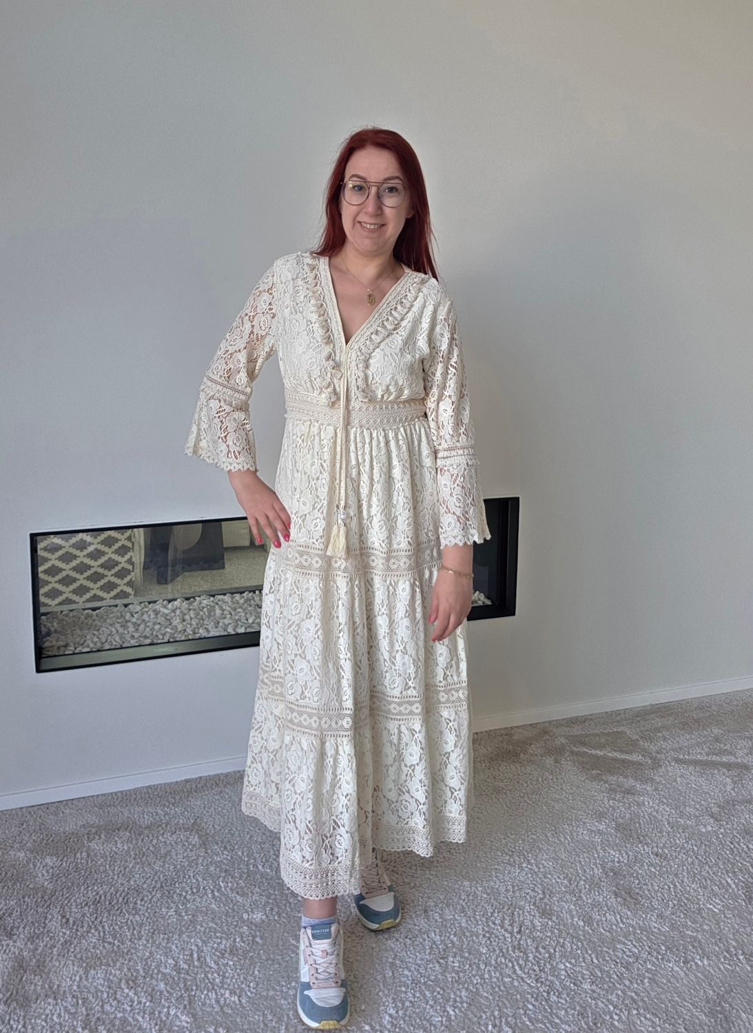 Jurk Aria - Boho vibes in het beige