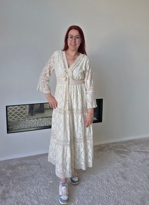 Jurk Aria - Boho vibes in het beige