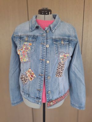 Jeans Jasje Cleo - vrolijke patchwork details