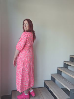 Jurk Lidy - pretty in pink panter