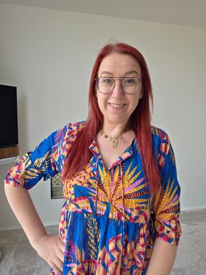 Midi Wrinkled Palm Jurk