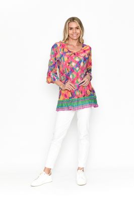 Wrinkled Color Bomb Top
