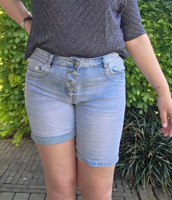 Short Kiara - Karostar stretch met detail aan zak