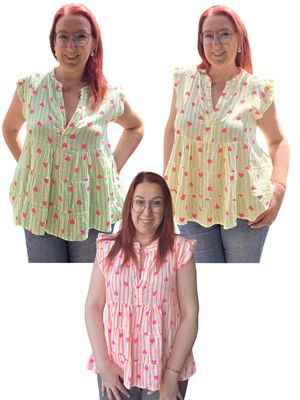 Hearts & Stripes Top