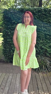 Short Panter with Ruffle Jurk