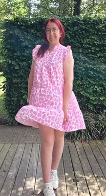 Short Panter with Ruffle Jurk