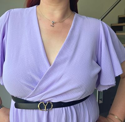 Jurk Lali - flare mouw en stroken