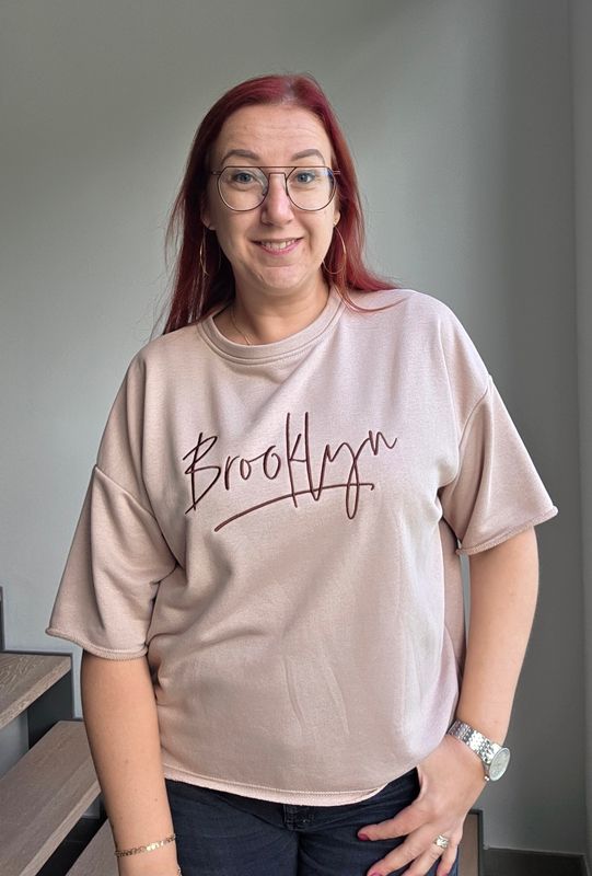 Sweatshirt Jade - opdruk Brooklyn