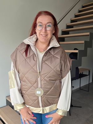 Bodywarmer Steph - reversible dus dubbel plezier