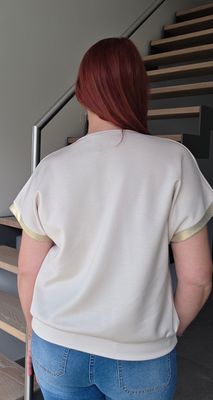 Sweatshirt Ella - goud details