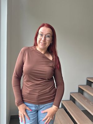 Longsleeve Morgane - zacht en asymmetrisch 