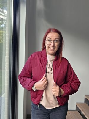 Bomber Esmee - gewatteerd met gestikt patroon