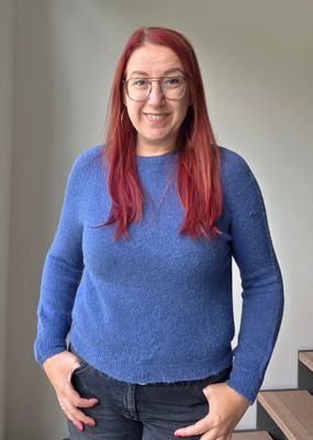 Trui An - dun gebreide basic met lange mouwen