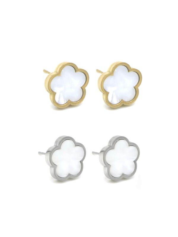 Minimalistic Flower Oorbellen