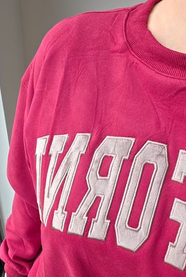 Sweater Holly - fleece binnenzijde met california opdruk