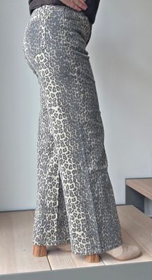 Tall Broek Loes - Panter wide leg