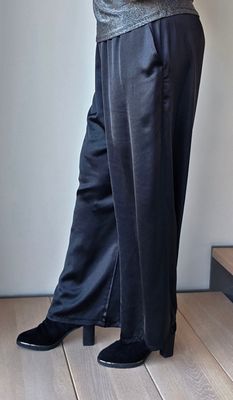 Broek Sia - comfy in satijn look