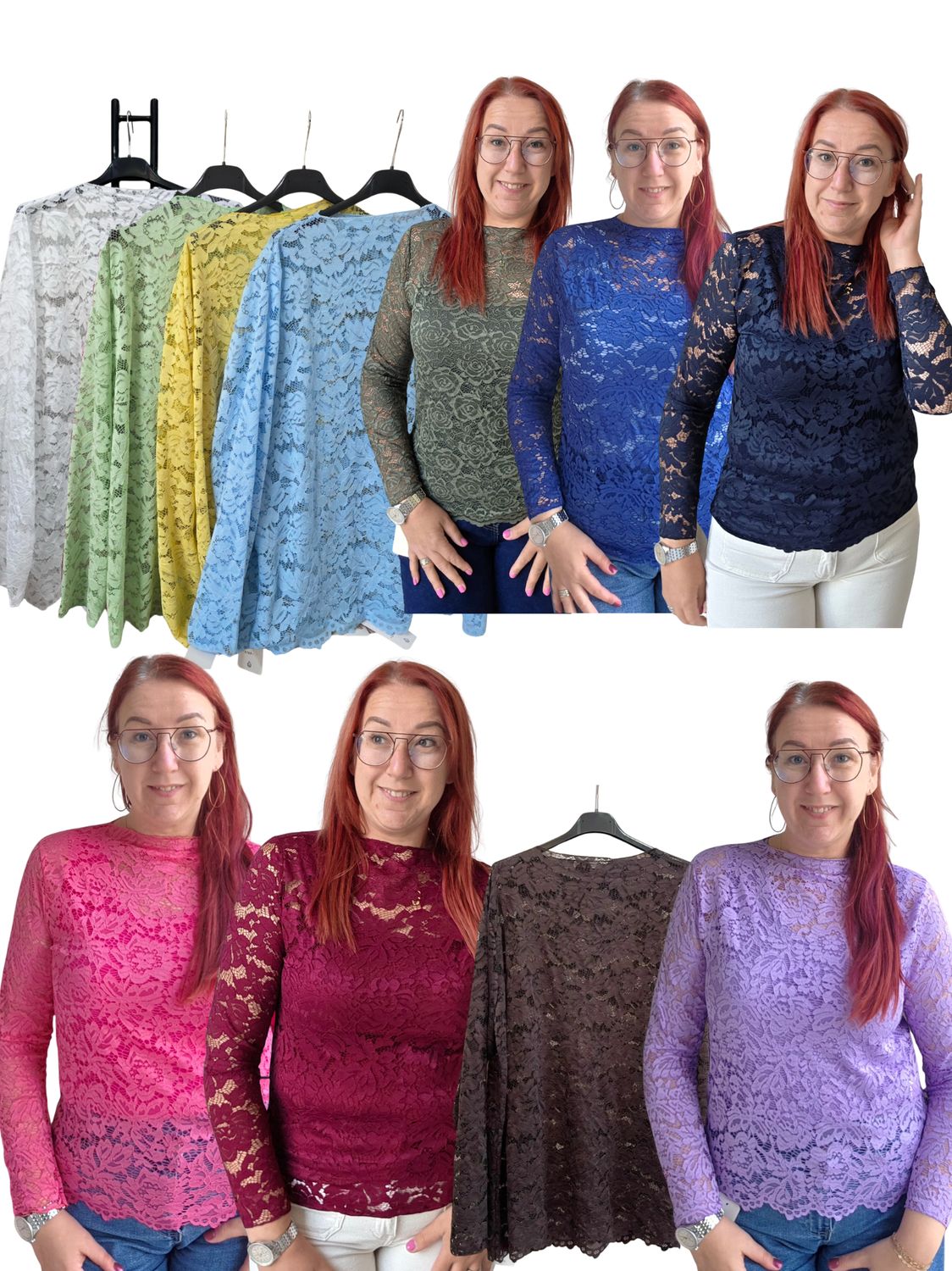 Top Carine - trendy in kant voor een maatje meer