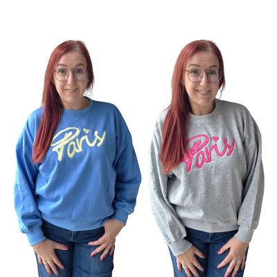 Sweater Joyce - Paris met velours binnenkant