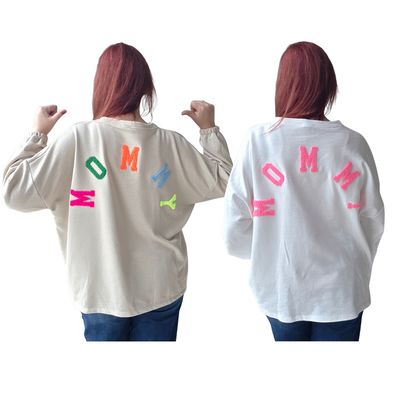 Sweater Annie - oversized ode aan mommy met elastiek in mouw