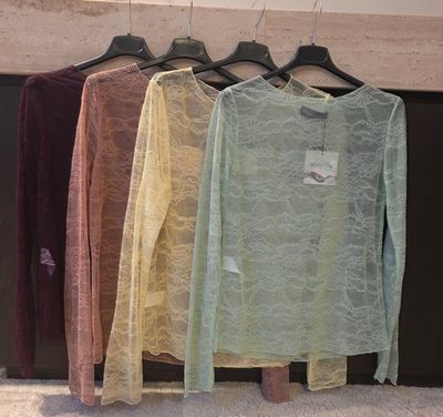 Top Lily - extra dun kantje met rechte mouw