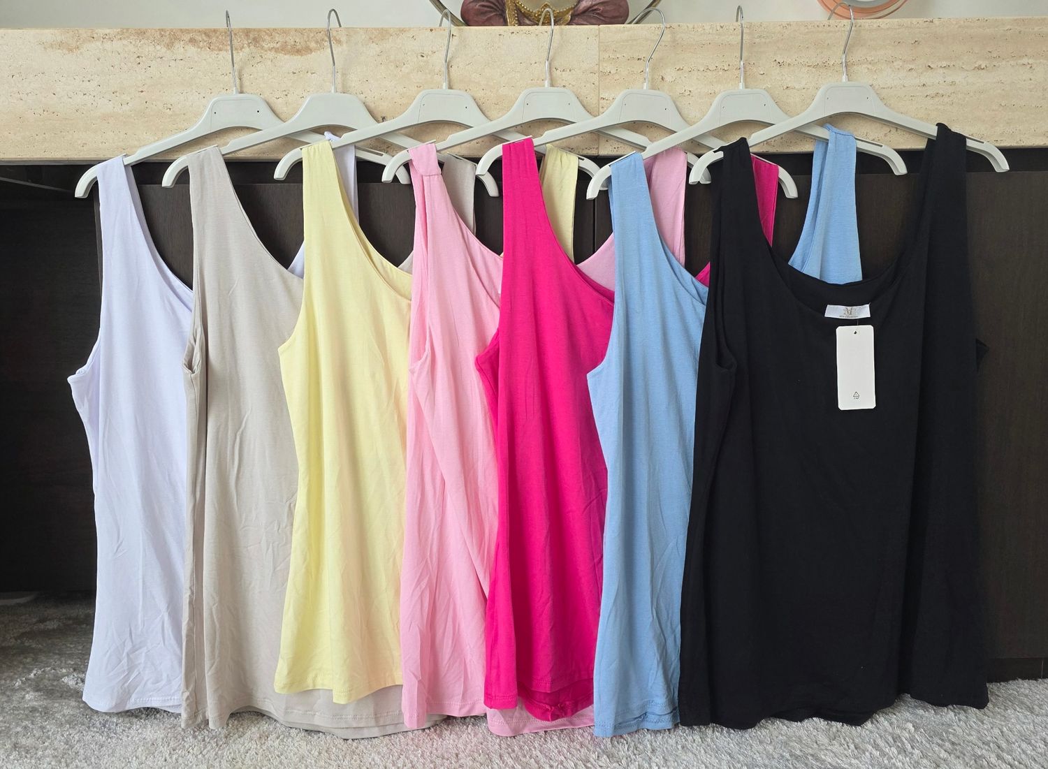 Top Milou - basic met breder bandje voor maatje meer Top Milou - basic met breder bandje voor maatje meer