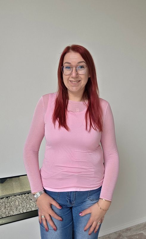 Longsleeve Roos - extra dun met cashmere