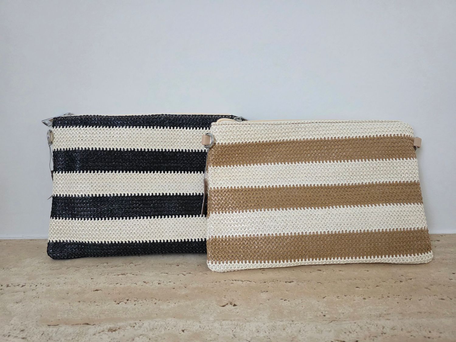 Handtas Magalie - Gestreept multi-draagbaar Handtas Magalie - Gestreept multi-draagbaar