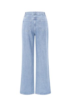 Tall Broek Mindy - licht met hartjes motief