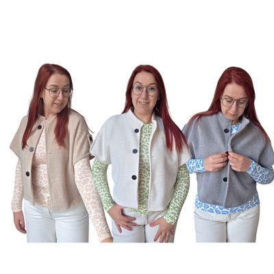 Gilet Renee - Luxe gilet met structuur