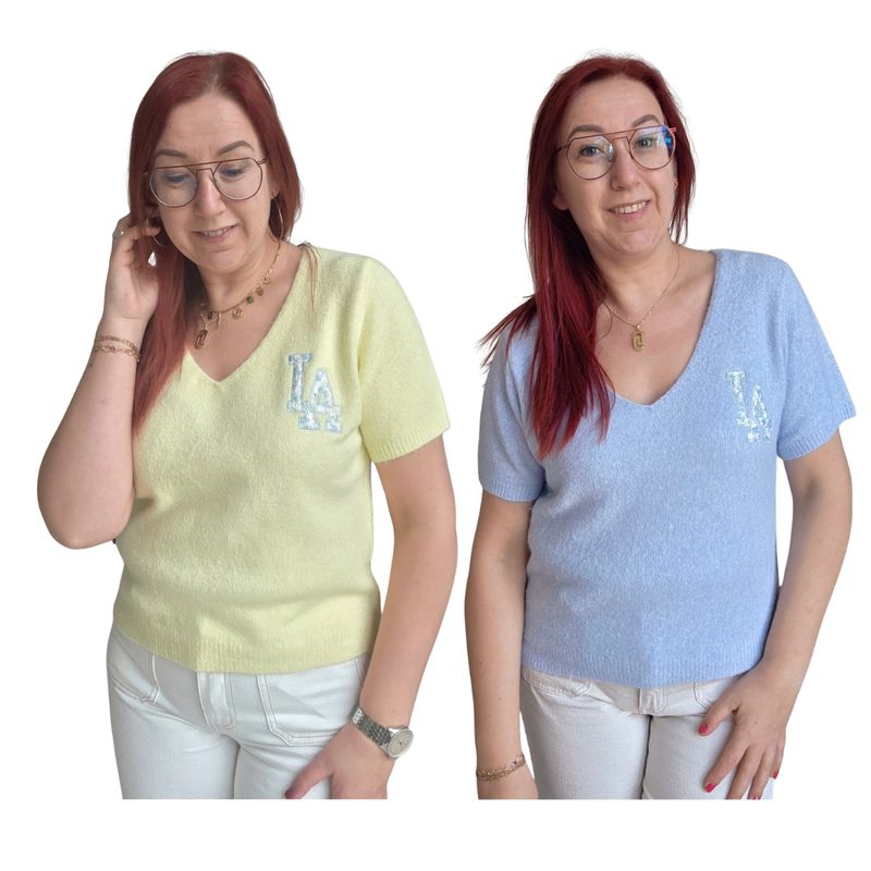 Truitje Milena - zachte met LA in bloemenprint Truitje Milena - zachte met LA in bloemenprint