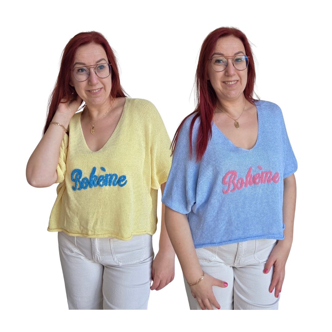 Truitje Belinda - dun met Bohème opschrift