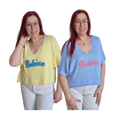 Truitje Belinda - dun met Bohème opschrift