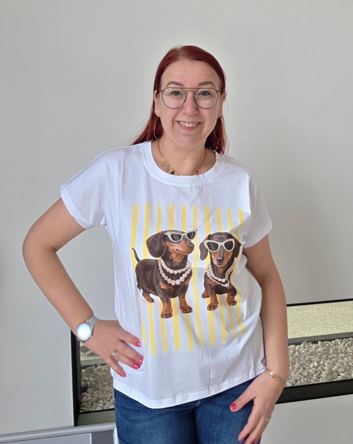 Shirt Daan - glamoureuze teckels