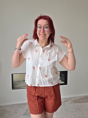 Hemd Libby - roestige kreeft Hemd Libby - roestige kreeft