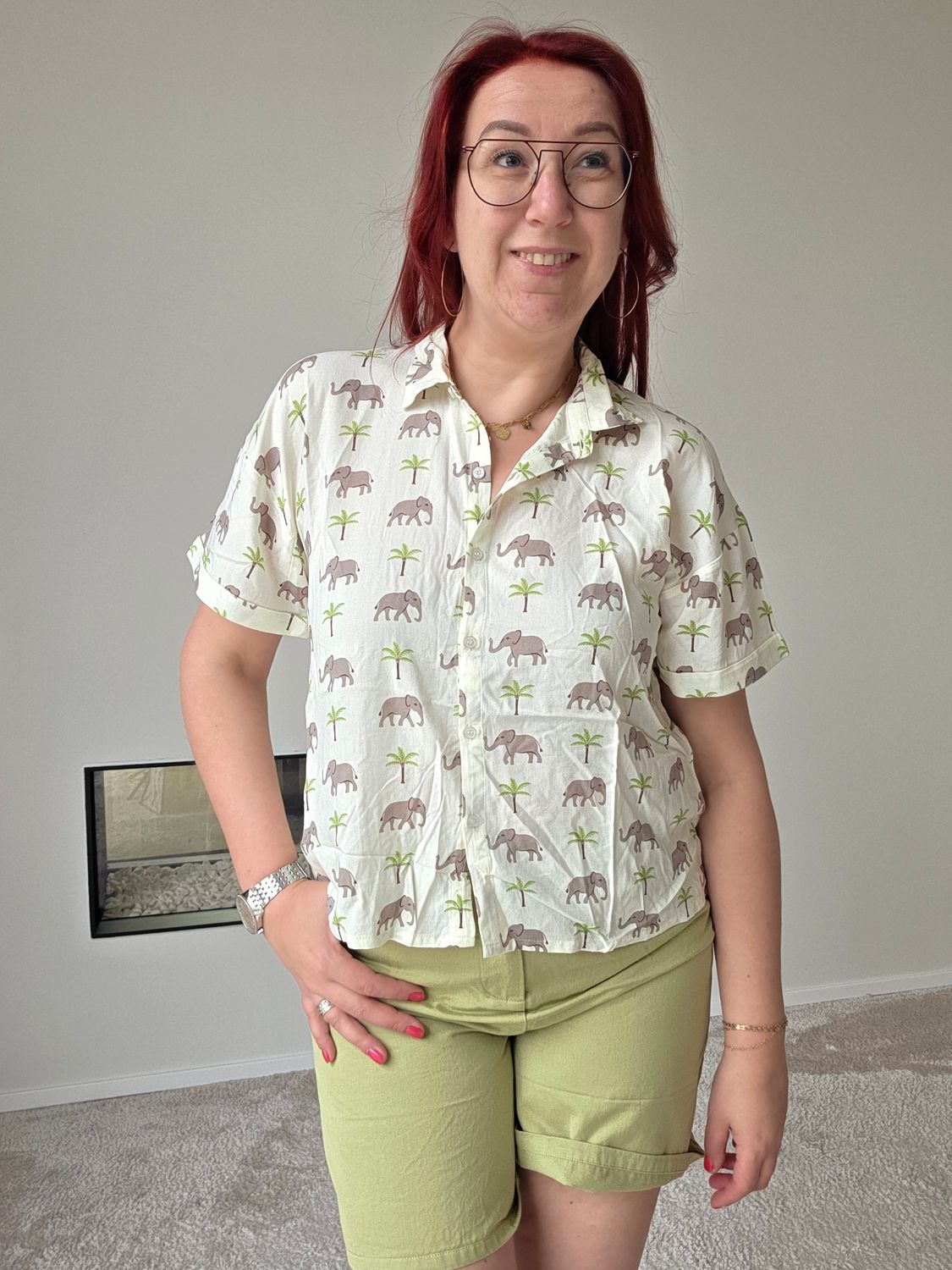 Hemd Olivia - olifanten parade