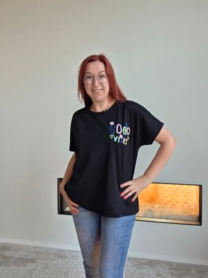 Shirt Goedele - Good Vibes opdruk