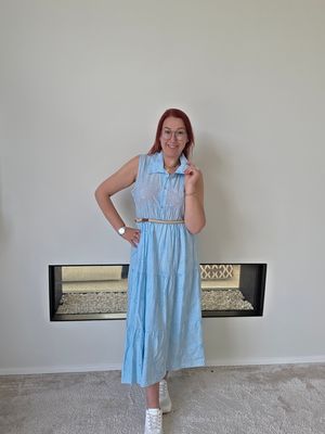 Jurk Emily - mouwloos in broderie