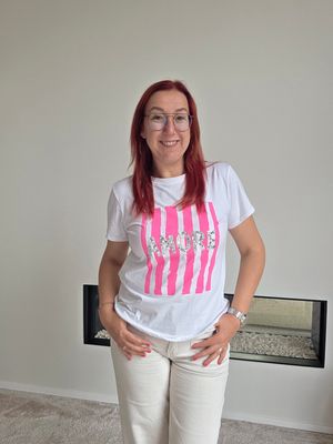Shirt Mona - amore met pailletten
