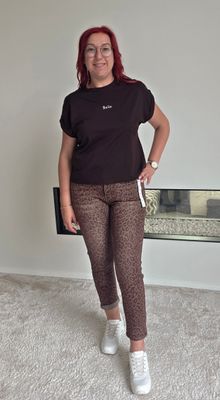 Broek Gigi - G-Smack in bruine panter