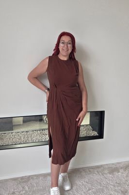 Jurk Mia - Stijlvol met crop en split