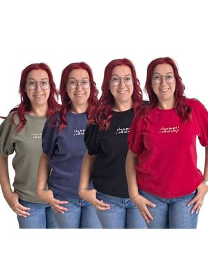 Top Agnes - sweatshirt met pofmouw